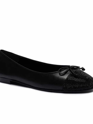 TORY BURCH Skórzane baleriny