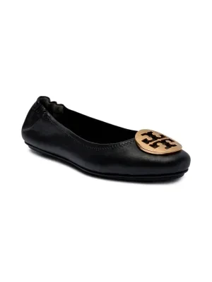 TORY BURCH Skórzane baleriny MINNIE TRAVEL