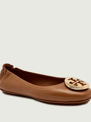 TORY BURCH Skórzane baleriny MINNIE TRAVEL