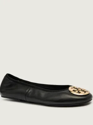 TORY BURCH Skórzane baleriny MINNIE TRAVEL BALLET