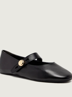 TORY BURCH Skórzane baleriny ROMY