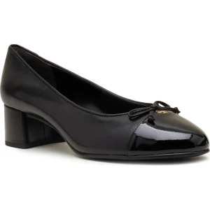 TORY BURCH Skórzane czółenka na słupku CAP-TOE PUMP