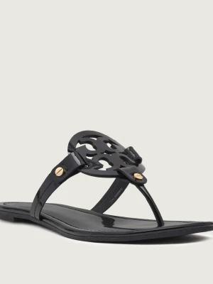 TORY BURCH Skórzane japonki MILLER czarny