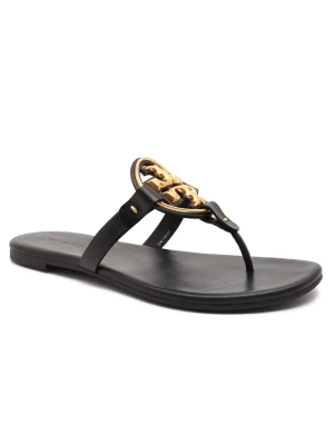 TORY BURCH Skórzane japonki Miller czarny