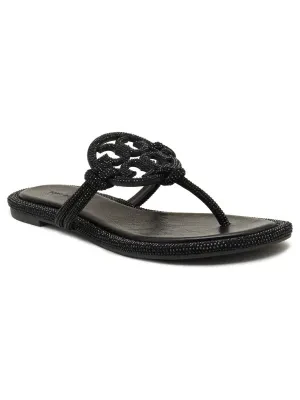 Zdjęcie produktu TORY BURCH Skórzane japonki MILLER KNOTTED PAVE