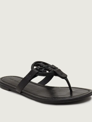 TORY BURCH Skórzane japonki Miller Pave