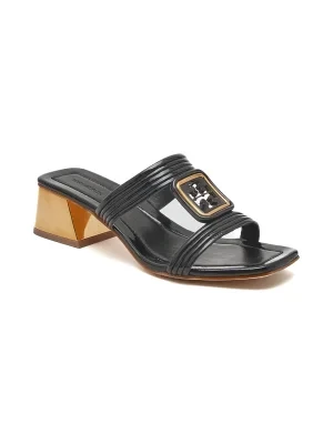 TORY BURCH Skórzane klapki