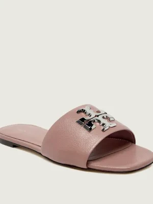 TORY BURCH Skórzane klapki ELEANOR