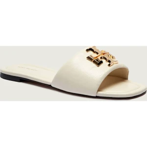 TORY BURCH Skórzane klapki ELEANOR