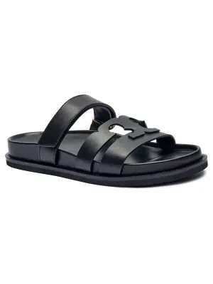 TORY BURCH Skórzane klapki INES