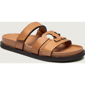 TORY BURCH Skórzane klapki INES