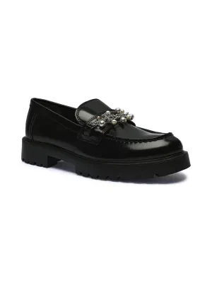 TORY BURCH Skórzane loafersy