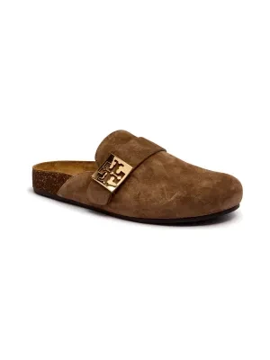 TORY BURCH Skórzane mule MELLOW