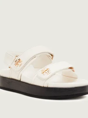 TORY BURCH Skórzane sandały KIRA SPORT