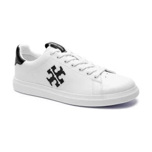 TORY BURCH Skórzane sneakersy DOUBLE T HOWELL COURT