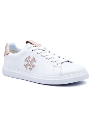 TORY BURCH Skórzane sneakersy DOUBLE T HOWELL COURT