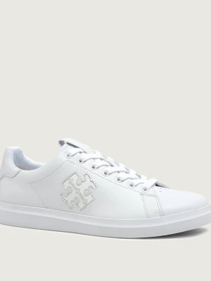 TORY BURCH Skórzane sneakersy DOUBLE T HOWELL COURT