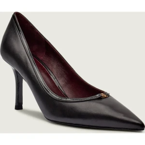 TORY BURCH Skórzane szpilki Double T Buckle