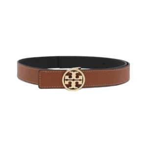 TORY BURCH Skórzany dwustronny pasek 1" Miller