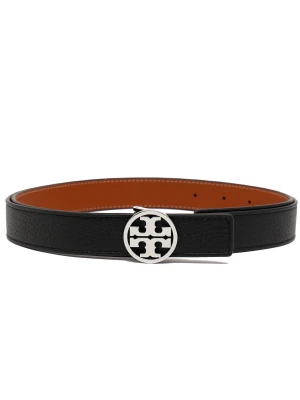 TORY BURCH Skórzany dwustronny pasek 1" Miller