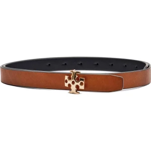 TORY BURCH Skórzany dwustronny pasek