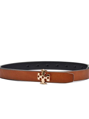 TORY BURCH Skórzany dwustronny pasek