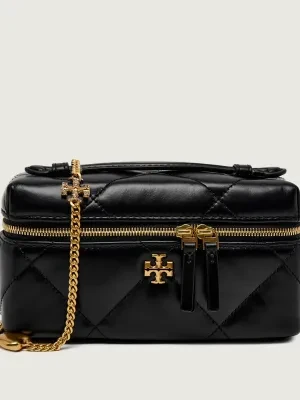 TORY BURCH Skórzany kuferek Kira Diamond
