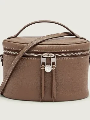 TORY BURCH Skórzany kuferek Pebble Soft