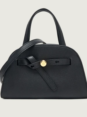 TORY BURCH Skórzany kuferek Romy czarny
