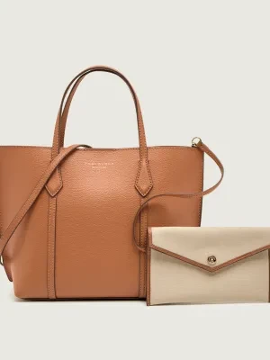 TORY BURCH Skórzany kuferek + saszetka Perry Small