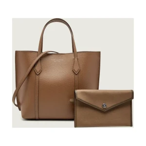 TORY BURCH Skórzany kuferek + saszetka Perry Small