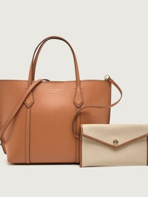 TORY BURCH Skórzany kuferek + saszetka Perry Small