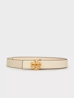 Tory Burch Skórzany pasek z logo Eleanor