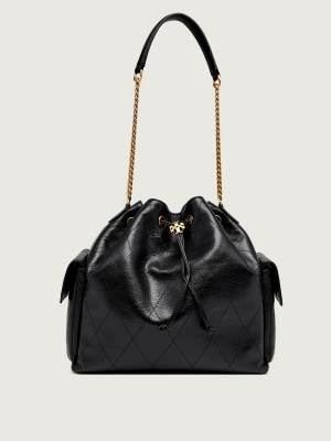 TORY BURCH Skórzany worek CHARLIE