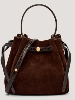 TORY BURCH Skórzany worek ROMY