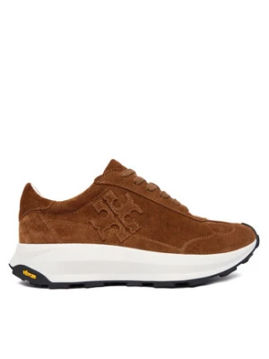 Tory Burch Sneakersy Tory Trainer 170914 Brązowy