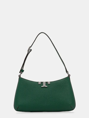 Tory Burch torebka bawełniana Eleanor Soft Slim kolor zielony 174850.301