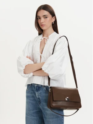 Tory Burch Torebka Charlie 183316 Brązowy