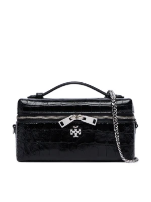 Tory Burch Torebka Charlie Embossed 185868 Czarny