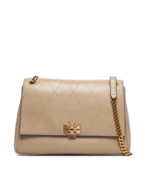 Tory Burch Torebka Charlie Quilted Shoulder Bag 185828 Kremowy