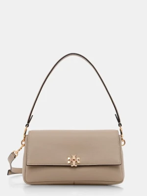 Tory Burch torebka crossbody damska skórzana Charlie beżowy