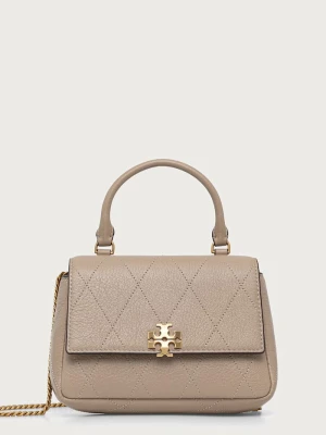 Tory Burch torebka crossbody damska skórzana Charlie beżowy