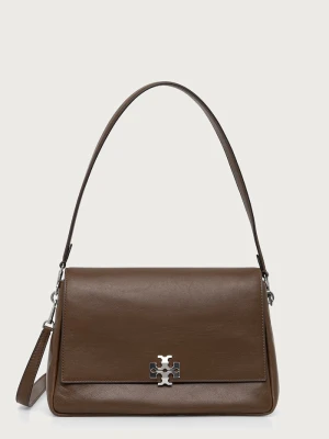 Tory Burch torebka crossbody damska skórzana Charlie brązowy
