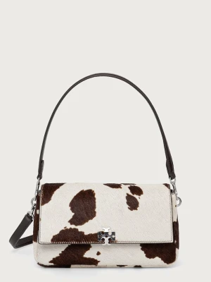 Tory Burch torebka crossbody damska skórzana Charlie brązowy