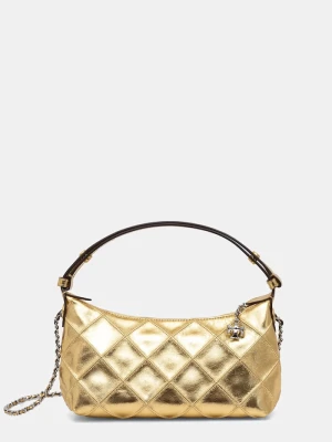 Tory Burch torebka crossbody damska skórzana Fleming złoty