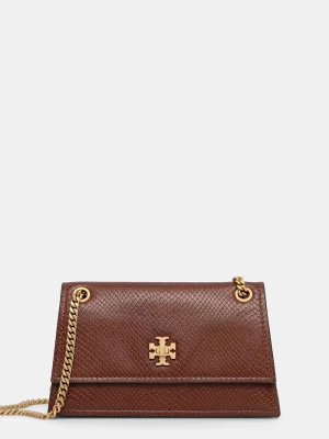 Tory Burch torebka crossbody damska skórzana Kira brązowy