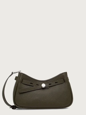 Tory Burch torebka crossbody damska skórzana Romy Zip zielony
