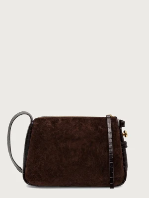 Tory Burch torebka damska skórzana Romy Small brązowy