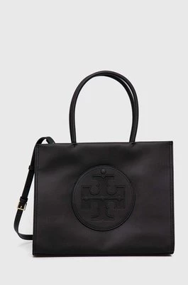 Tory Burch torebka Ella Bio Small Tote- Black kolor czarny