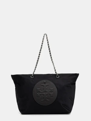 Tory Burch torebka Ella Chain Zip Tote kolor czarny 171639.001